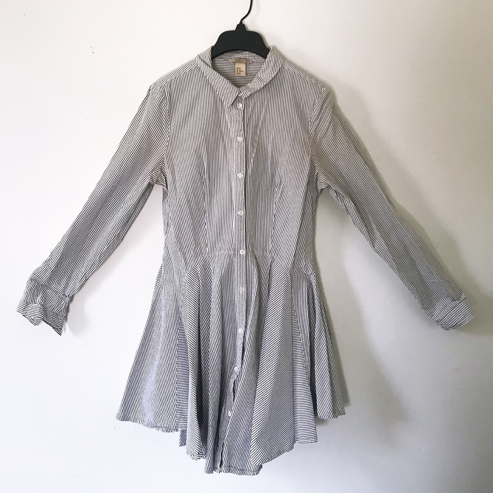 Flared Button Up Tunic